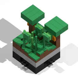 micro biomes: bamboo jungle