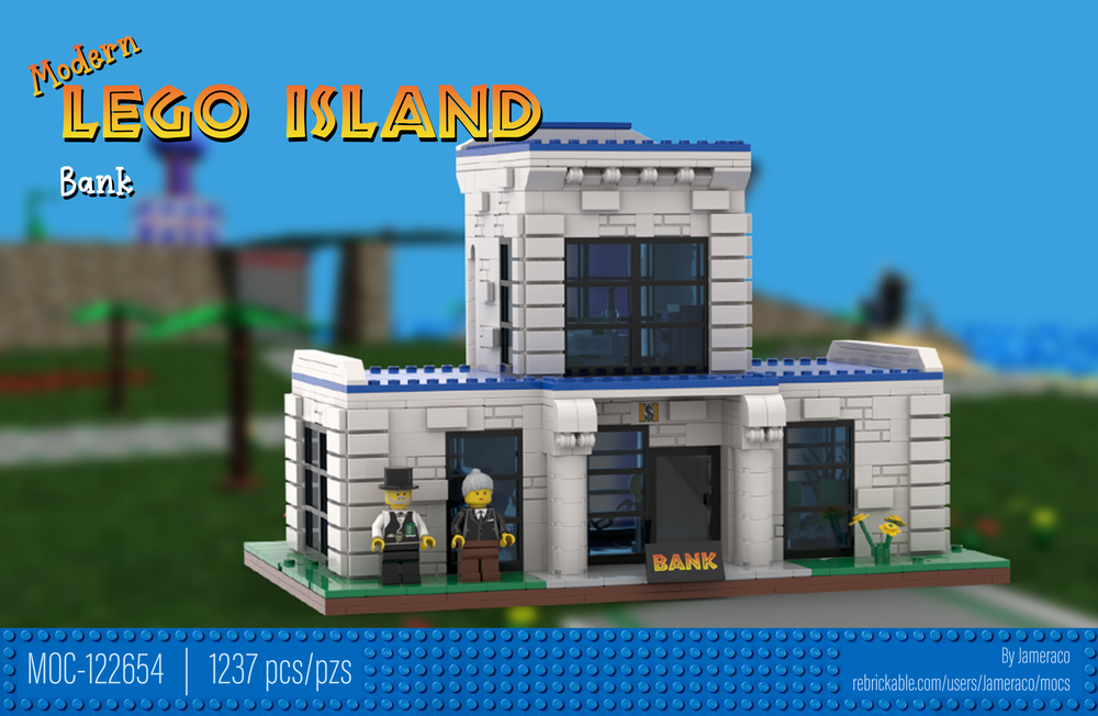 Lego Modern Lego Island - Bank