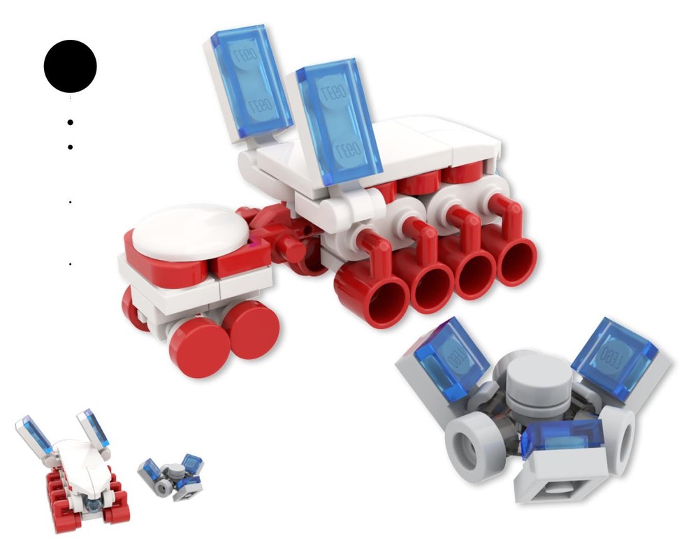 Lego 10 The martian rover and pathfinder