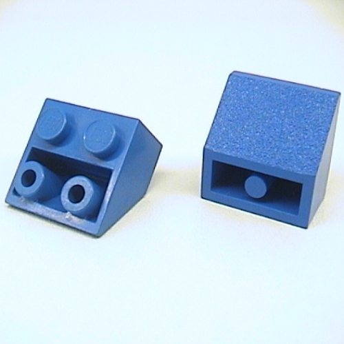 Lego Brick Sloped Inverted 45° 2 x 2 [Round Bottom Pin] / Blue