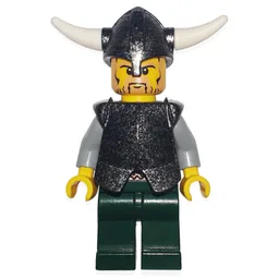 Viking Warrior - Breast Plate, Dark Green Legs