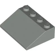 Brick Sloped 33° 3 x 4 / Light Gray