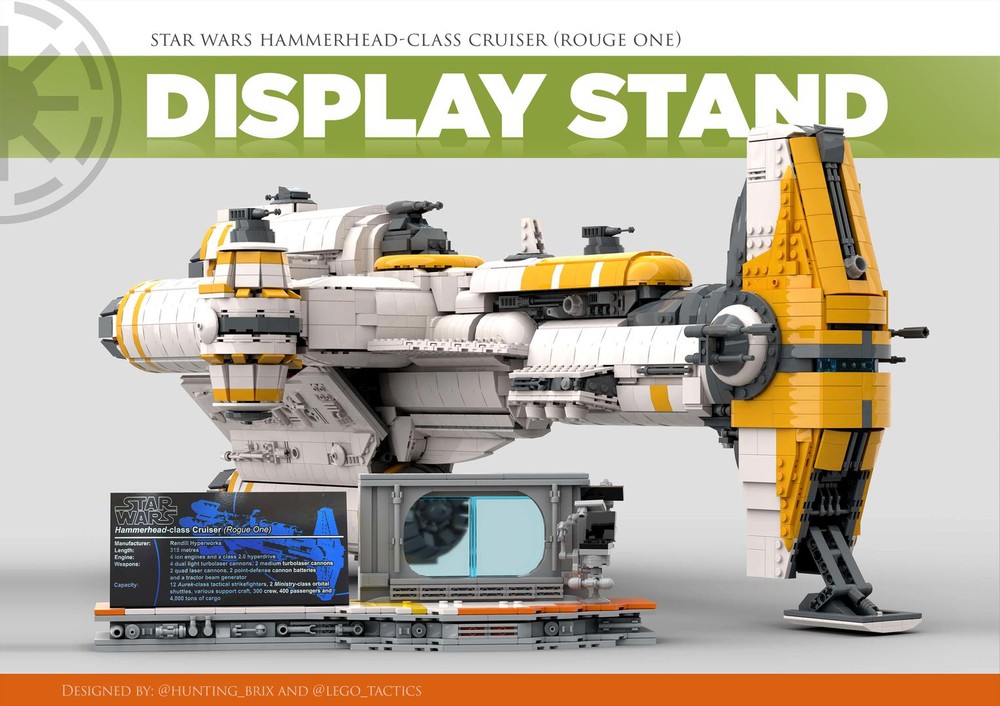 Lego UCS Hammerhead Corvette Display Stand
