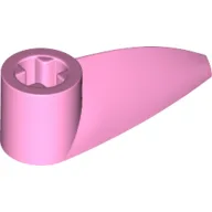 Technic Tooth 1 x 3 with Axle Hole [Hollow Underside] / Bright Pink
