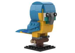 Blue Throated Macaw: Birdheadz