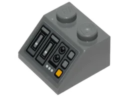 Slope 45 2 x 2 with SW Mandalorian Forge Control Panel Pattern (Sticker) - Set 75319