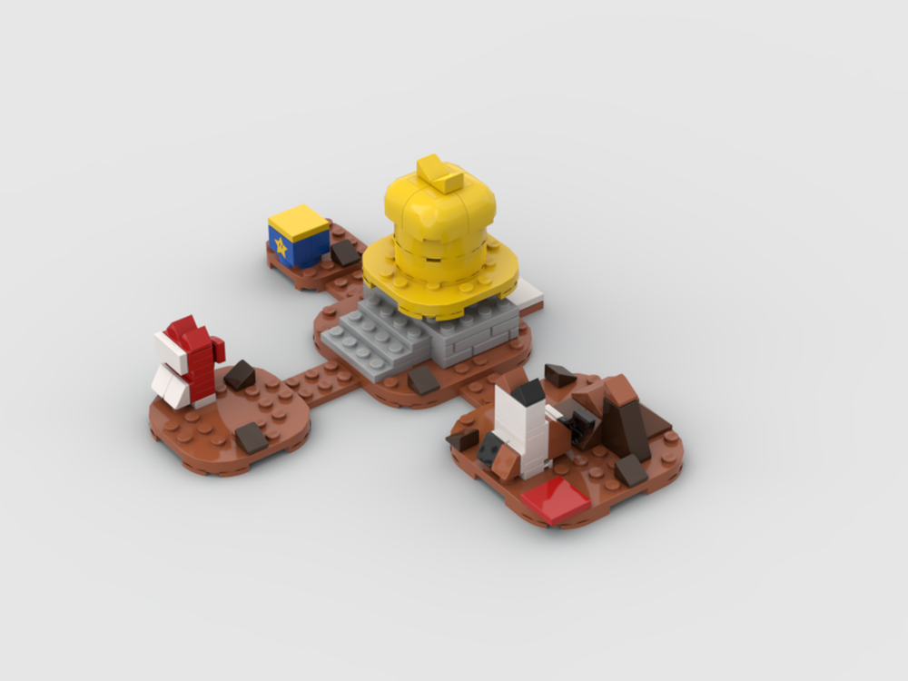 Lego Super Mario Bowser's Fury Wasteland giga bell