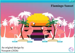 Flamingo Sunset