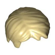 Hair Short, Tousled with Side Part / Tan