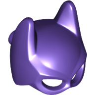 Lego Mask, Batgirl Cowl [Plain] / Dark Purple