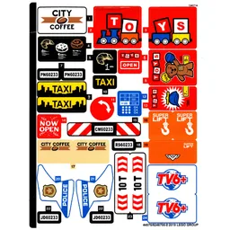 Sticker Sheet for Set 60233-1 / [No Color/Any Color]