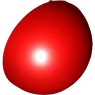 Dome Hemisphere 2 x 2 with Cutout / Red