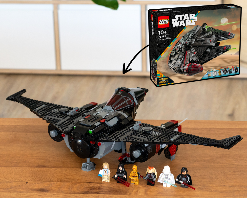 Lego Dark J-Type Star Skiff (75389 Alternate Model)