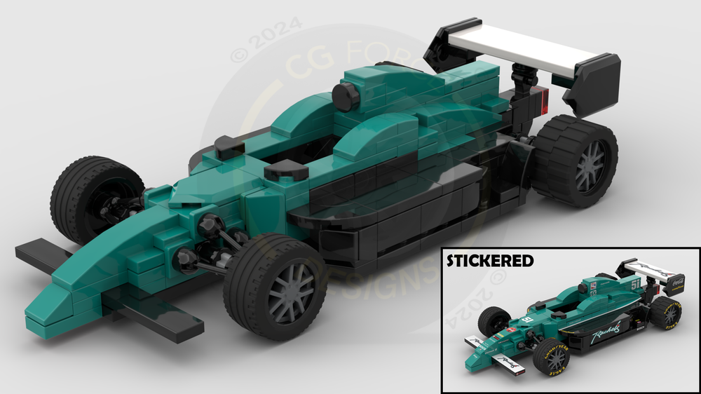 Lego Indycar 1998 CR Cheever Oval Spec