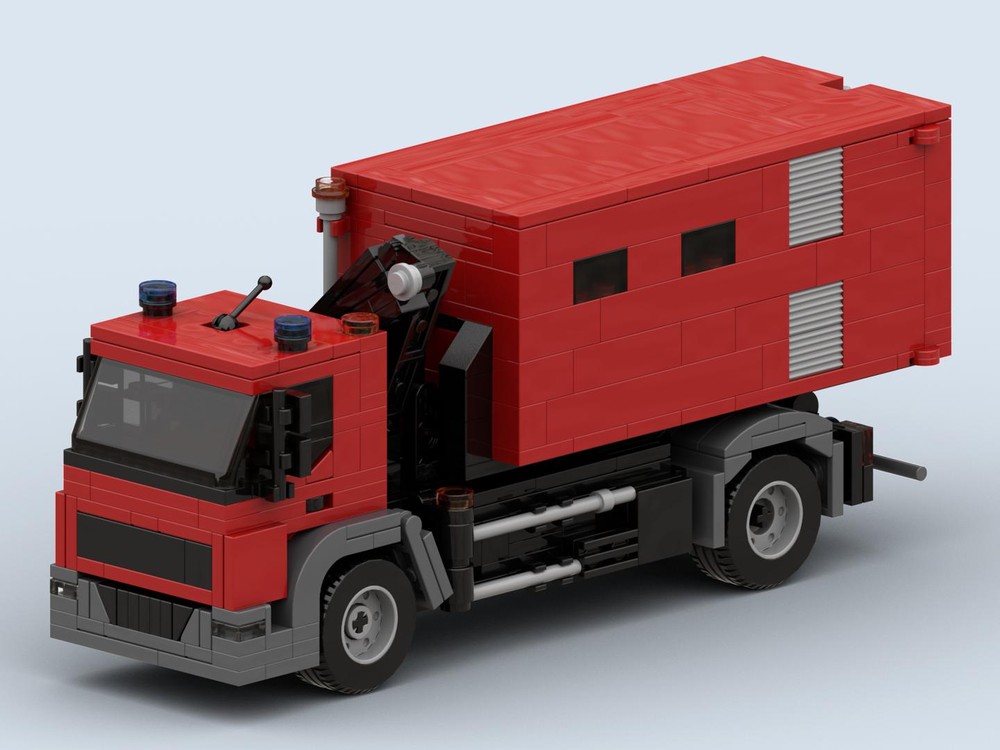 Lego Ridderkerk Fire Hooklift with Air Container
