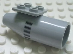 Engine, Smooth Large, 2 x 2 Thin Top Plate with Black Grille Pattern on Right Side (Sticker) - Set 5980