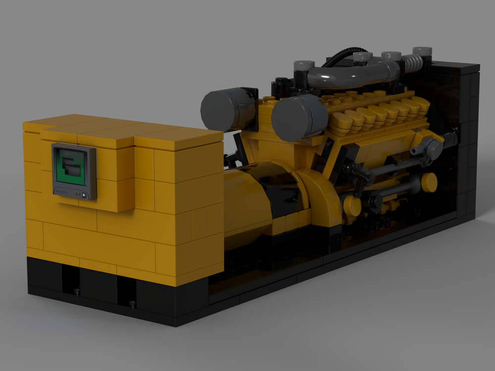 Lego Caterpillar 3516B Generator