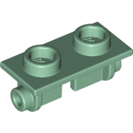 Lego Hinge Brick 1 x 2 Top Plate Thin / Sand Green