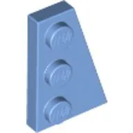 Wedge Plate 3 x 2 Right / Medium Blue