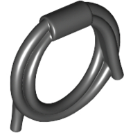 Lego Equipment Rope Coil / Black