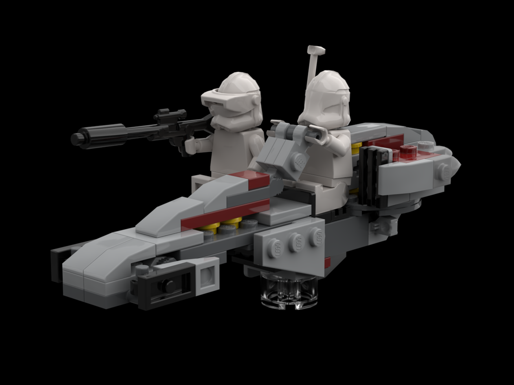 Lego 75345 BARC-Speeder (with sidecars) alternate build