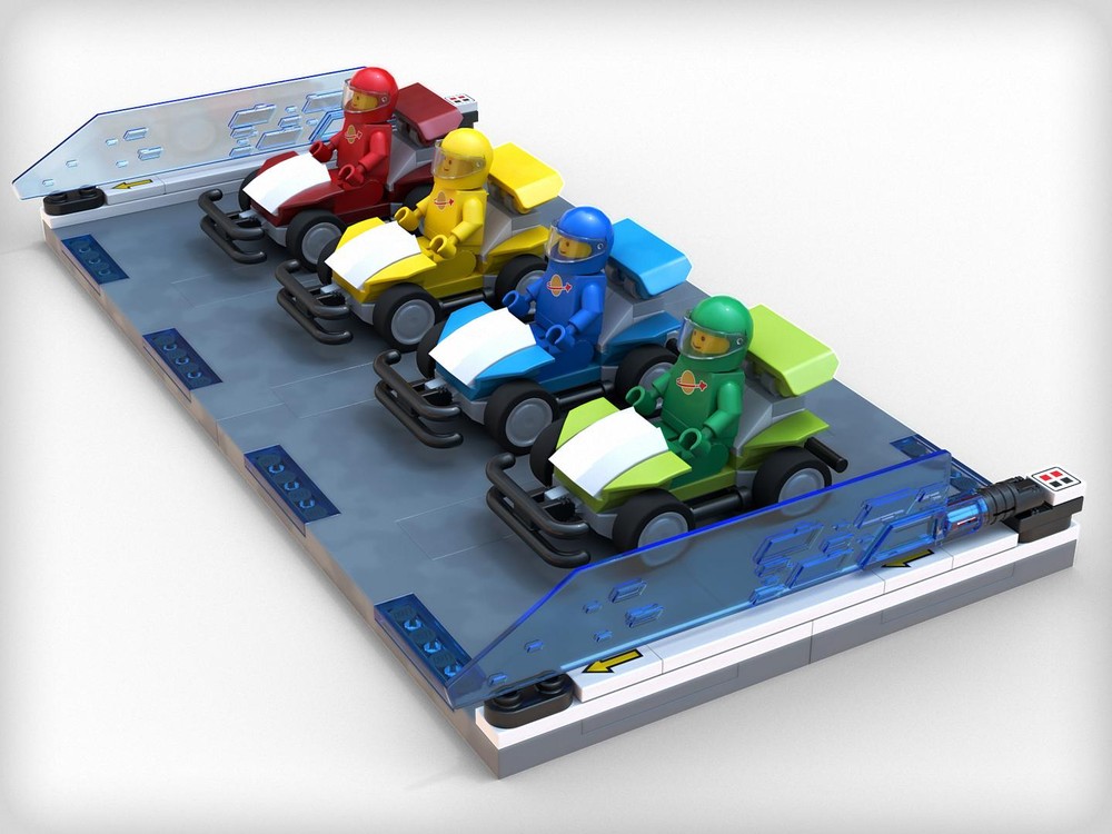 Lego Go-kart futuristic race