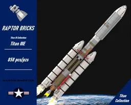 Titan IIIE (at 1:110 scale)