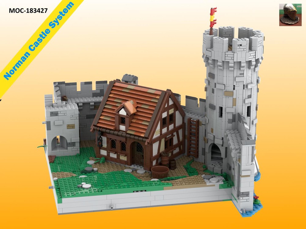 Lego Modular Norman Keep Guardhouse