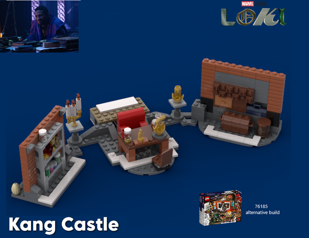 Lego Kang Castle from Loki season 1, 76185 Alternative Build