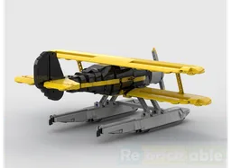 Beechcraft SD17S Staggerwing Floatplane
