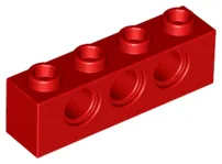Technic Brick 1 x 4 [3 Pin Holes]