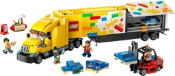 Yellow Delivery Truck