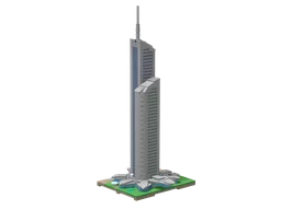 Almas Tower 1:1000 Model --- Dubai, UAE