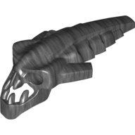 Lego Large Figure Head Barraki Takadox / Pearl Dark Gray