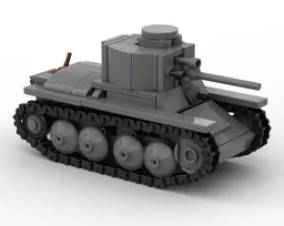 LEGO ww2 Panzer 38 T 1:45 scale