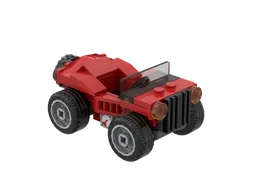 Red Willy's jeep
