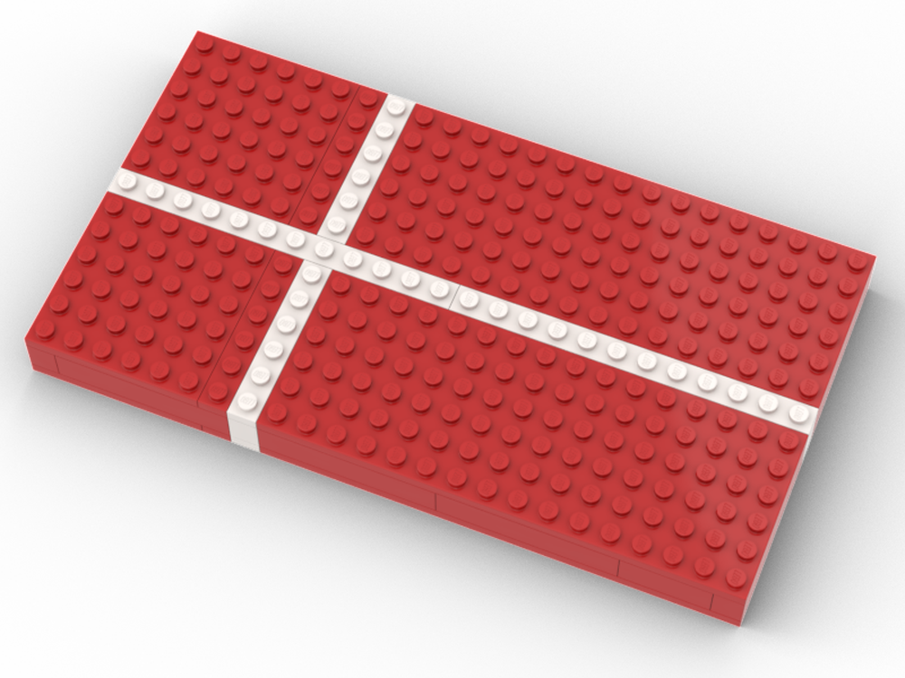 Lego Denmark national flag