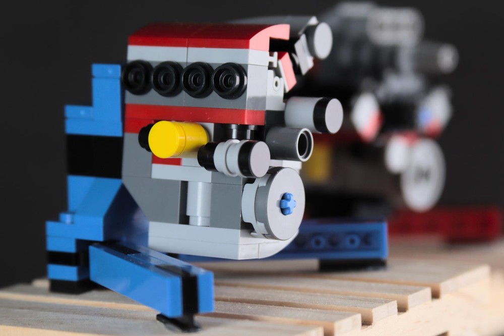 Lego Honda F20C 4 Cylinder Engine & Engine Stand