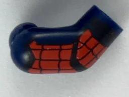 Arm, Right with Black and Red Webbing, Chevron Pattern
