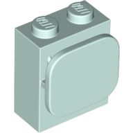 Lego Brick Special 1 x 2 x 2 with Photo Clip / Light Aqua