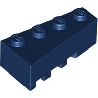 Lego Brick Wedged, Angled 4 x 2 Right / Dark Blue