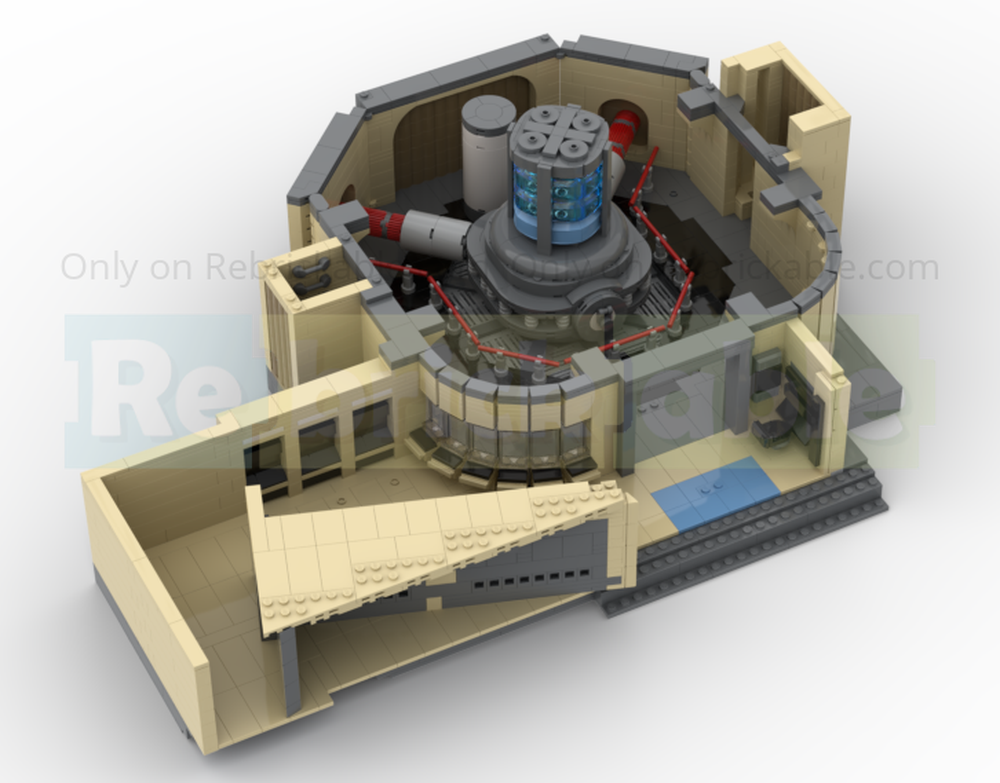 Lego Star Trek The Next Generation Enterprise D Main Engineering - Part 2