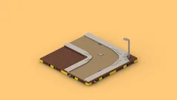 Dutch Road Bricks One-way Corner MILS 32x32