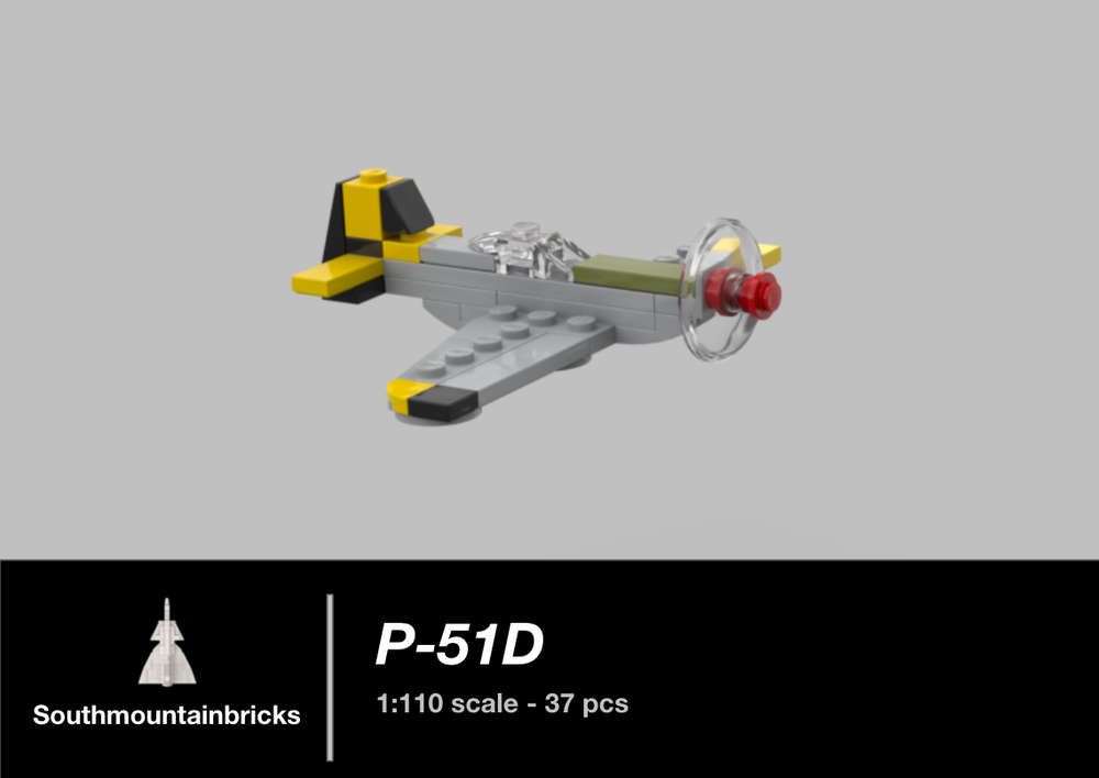 Lego P-51D [1:110 scale]