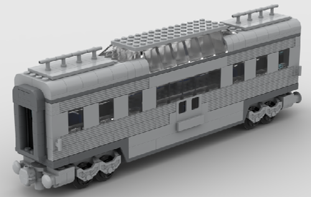 Lego Santa Fe Double Decket Dome Car