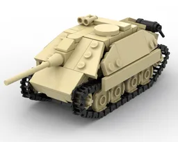 LEGO ww2 Jagdpanzer 38T "Hetzer" 1:45 scale (minifig scale)