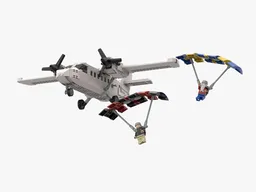 DHC-6 Twin Otter (with Skydivers)