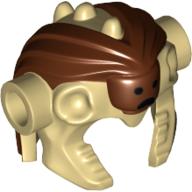 Lego Hair and Headdress Mola Ram / Tan