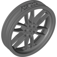 Lego Wheel 75 x 17 Motorcycle / Dark Bluish Gray