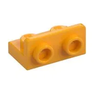Bracket 1 x 2 - 1 x 2 Inverted / Bright Light Orange
